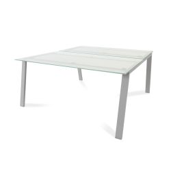 Kit Blanca Mesa 160 x 163 Aluminio / Cristal