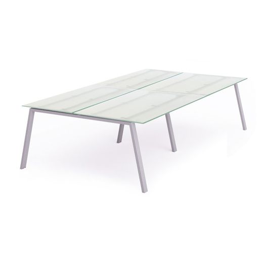 Kit Blanca Mesa 320 x 163 Aluminio / Cristal