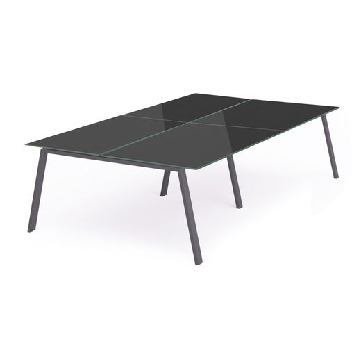 Kit Blanca Mesa 320 x 163 Antracita / Cristal Negro