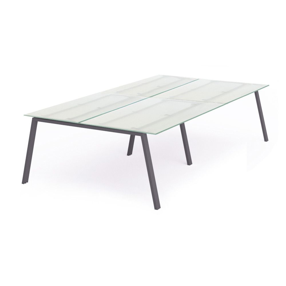 Kit Blanca Mesa 320 x 163 Antracita / Cristal