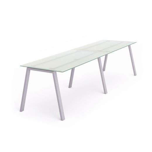 Kit Blanca Mesa 320 x 80 Aluminio / Cristal