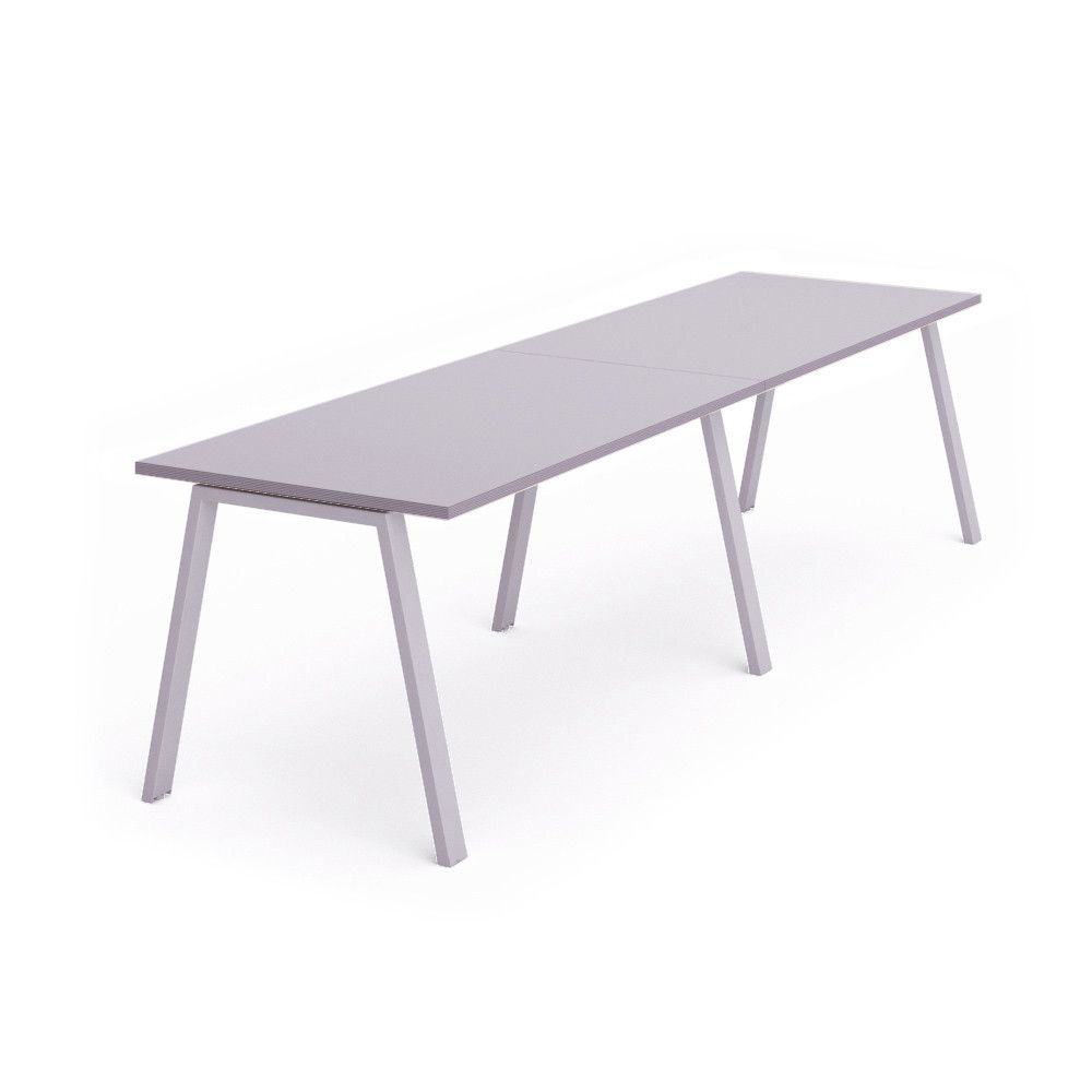 Kit Blanca Mesa 320 x 80 Aluminio / Gris