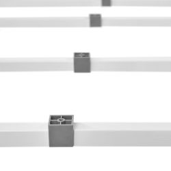 Kit Blanca Mesa 320 x 80 Aluminio / Gris