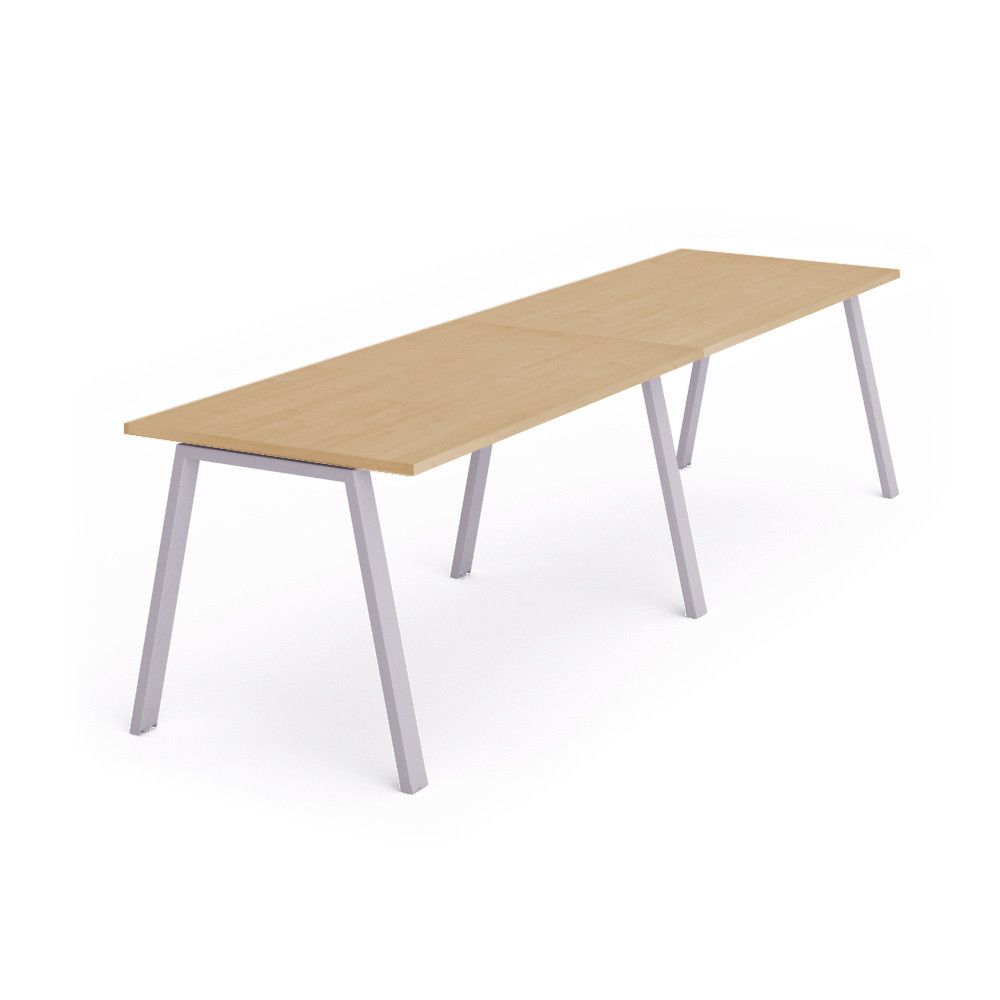 Kit Blanca Mesa 320 x 80 Aluminio / Haya