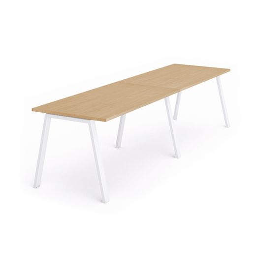Kit Blanca Mesa 320 x 80 Blanco / Haya