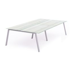 Kit Blanca Mesa 360 x 163 Aluminio / Cristal