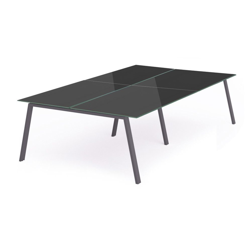 Kit Blanca Mesa 360 x 163 Antracita / Cristal Negro