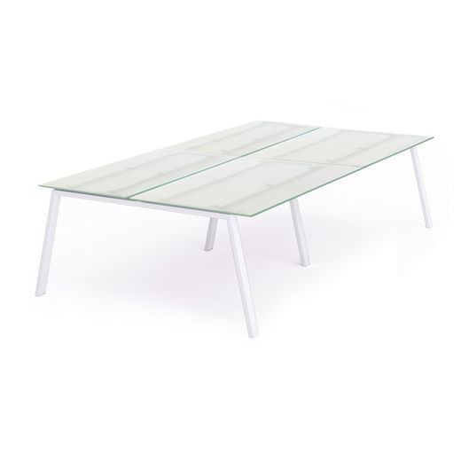 Kit Blanca Mesa 360 x 163 Blanco / Cristal