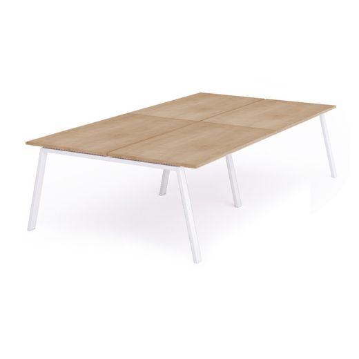 Kit Blanca Mesa 360 x 163 Blanco/ Roble