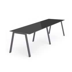 Kit Blanca Mesa 360 x 80 Antracita / Cristal Negro