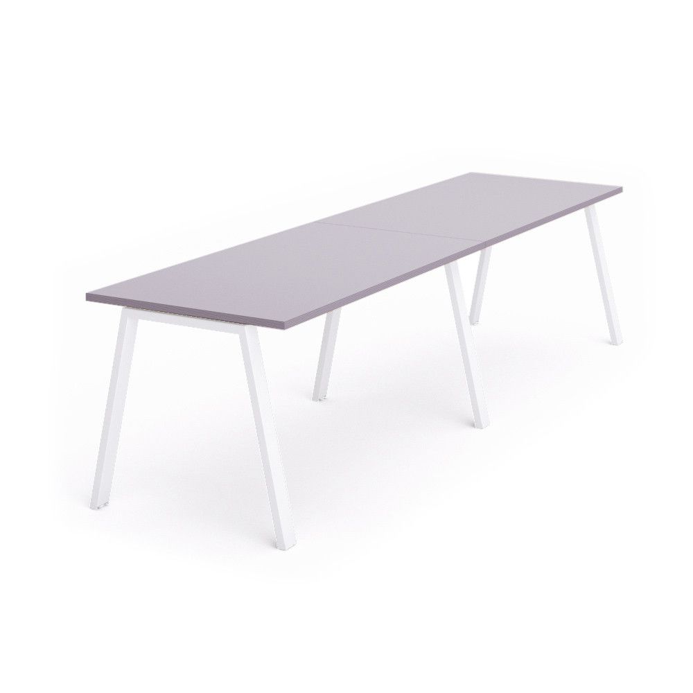 Kit Blanca Mesa 360 x 80 Blanco / Gris