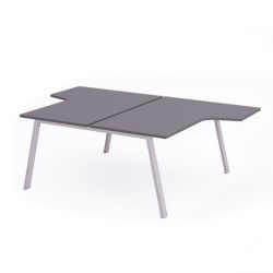 Kit Blanca Mesa L 160 x 163 x 240 Aluminio / Gris