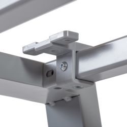Kit Blanca Mesa L 160 x 163 x 240 Aluminio / Roble