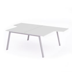 Kit Blanca Mesa L 180 x 163 x 240 Aluminio / Blanco