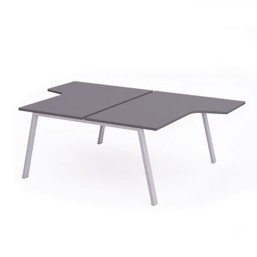 Kit Blanca Mesa L 180 x 163 x 240 Aluminio / Gris