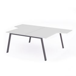 Kit Blanca Mesa L 180 x 163 x 240 Antracita / Blanco