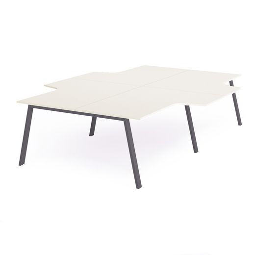 Kit Blanca Mesa L 320 x 163 x 240 Antracita / Blanco