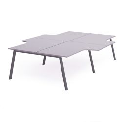Kit Blanca Mesa L 320 x 163 x 240 Antracita / Gris