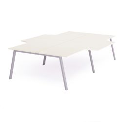 Kit Blanca Mesa L 360 x 163 x 240 Aluminio / Blanco