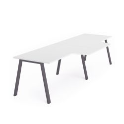 Kit Blanca Mesa L Doble 320 x 120 x 80  Antracita / Blanco