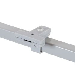 Kit Blanca Mesa L Doble 360 x 120 x 80 Aluminio / Blanco