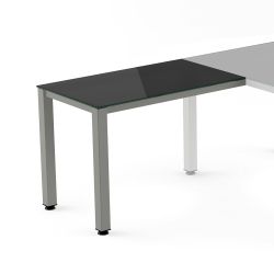 Kit Executive Ala 100 x 60 Aluminio/ Cristal Negro