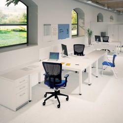 Kit Executive Ala 100 x 60 Antracita/  Cristal Blanco