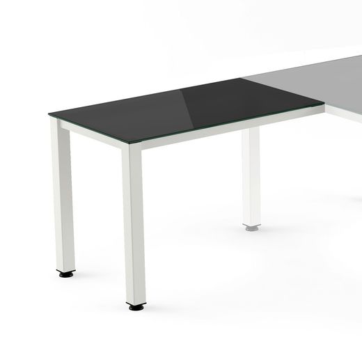 Kit Executive Ala 100 x 60 Blanco/ Cristal Negro