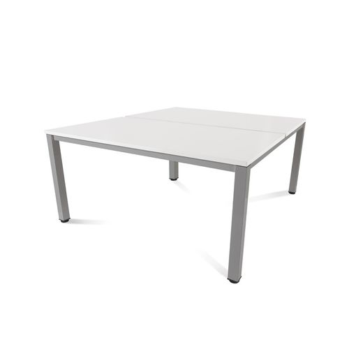 Kit Executive Mesa 160 x 163 Aluminio / Blanco