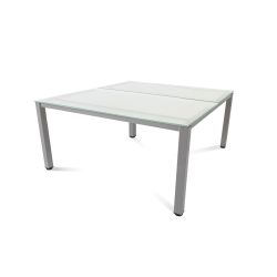 Kit Executive Mesa 160 x 163 Aluminio / Cristal