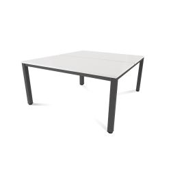 Kit Executive Mesa 160 x 163 Antracita / Blanco