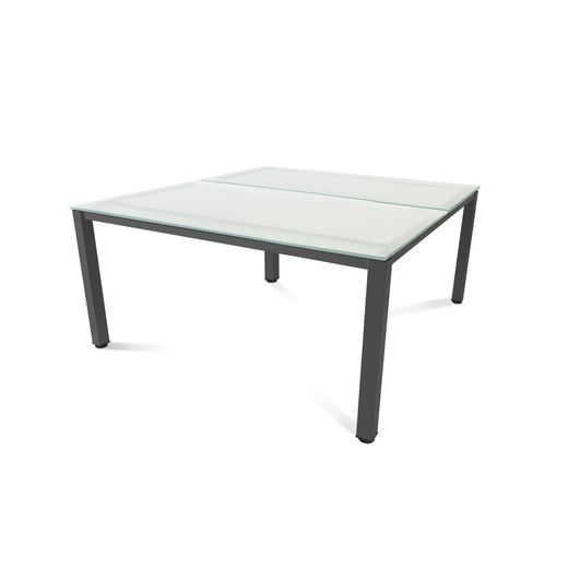 Kit Executive Mesa 160 x 163 Antracita / Cristal