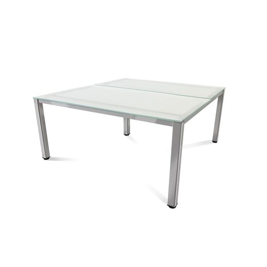 Kit Executive Mesa 160X163 Cromado / Cristal