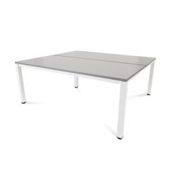Kit Executive Mesa 180 x 163 Blanco / Gris
