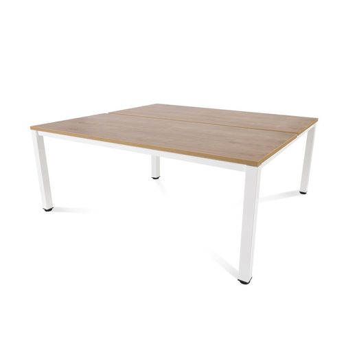 Kit Executive Mesa 180 x 163 Blanco/ Roble
