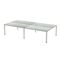 Kit Executive Mesa 320 x 163 Blanco / Cristal