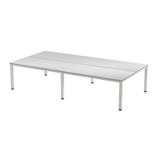 Kit Executive Mesa 320 x 163 Blanco / Gris