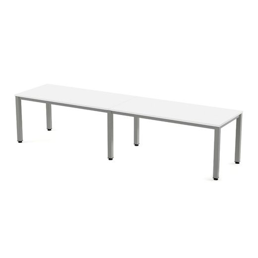 Kit Executive Mesa 320 x 80 Aluminio / Blanco