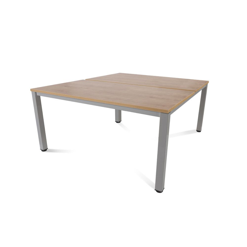 Kit Executive Mesa 320 x 80 Aluminio/ Roble