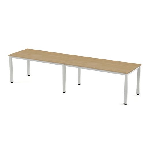 Kit Executive Mesa 320 x 80 Blanco/ Roble