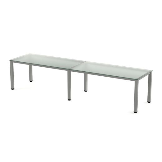 Kit Executive Mesa 360 x 80 Aluminio / Cristal