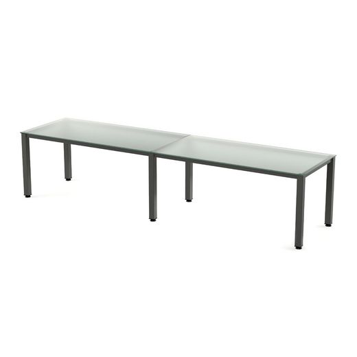 Kit Executive Mesa 360 x 80 Antracita / Cristal
