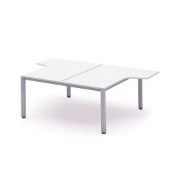 Kit Executive Mesa L 160 x 163 x 240 Aluminio / Blanco