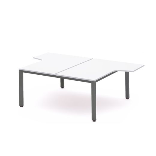 Kit Executive Mesa L 180 x 163 x 240 Antracita / Blanco