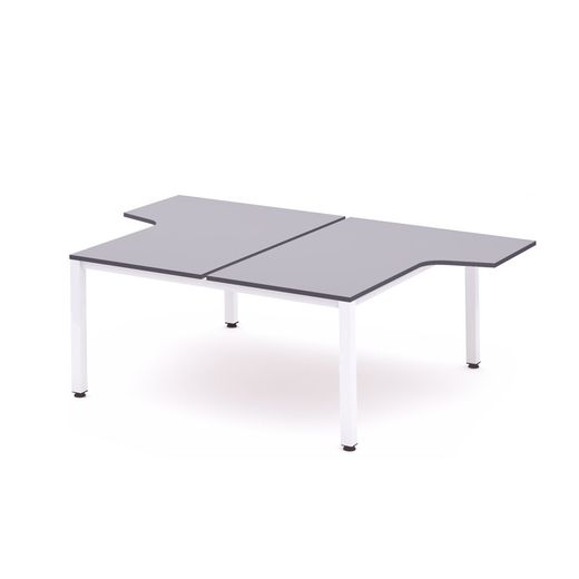 Kit Executive Mesa L 180 x 163 x 240 Blanco / Gris