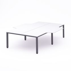 Kit Executive Mesa L 320 x 163 x 240 Antracita / Blanco