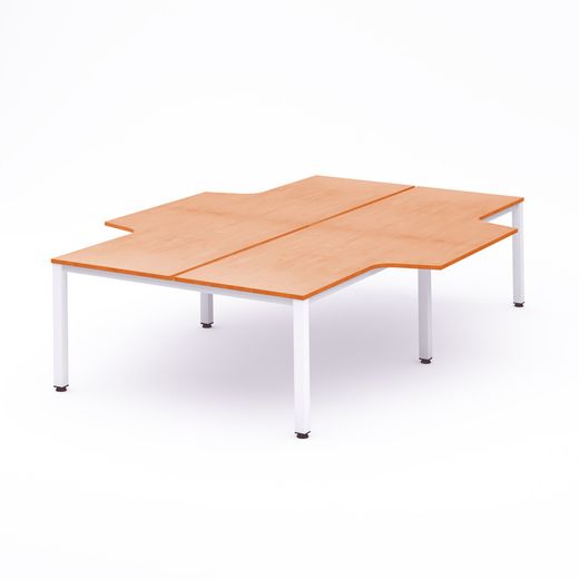 Kit Executive Mesa L 320 x 163 x 240 Blanco / Haya