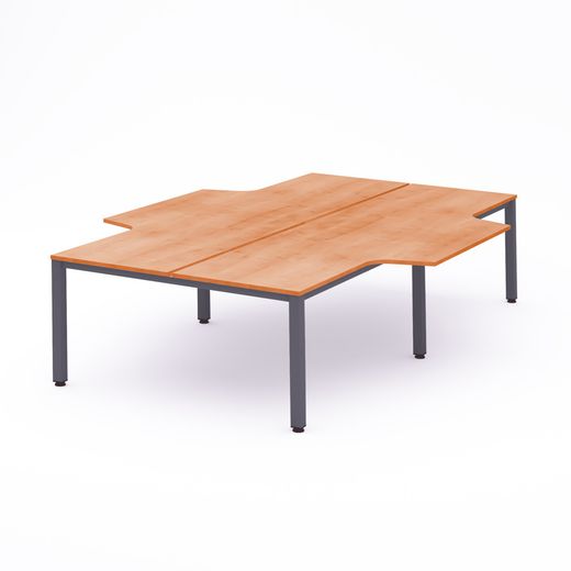 Kit Executive Mesa L 360 x 163 x 240 Antracita / Roble