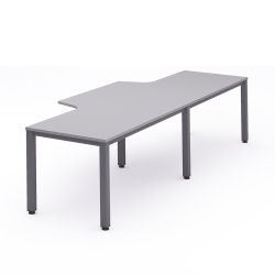 Kit Executive Mesa L Doble 360 x 120 x 80 Antracita / Gris