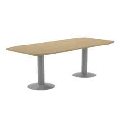 Kit Meeting Mesa 220 x 100 x 72 Aluminio / Blanco